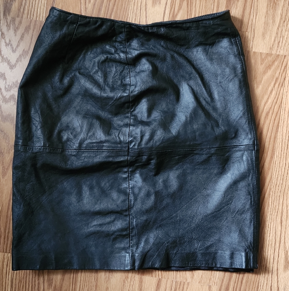Mini Leather Skirt
